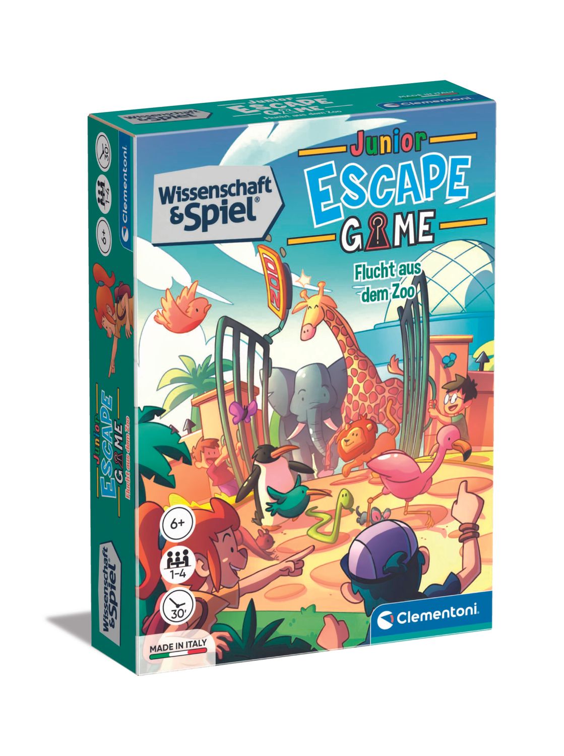 Clementoni Strategiespiele Clementoni 81114 - Escape Game Junior: Flucht aus dem Zoo