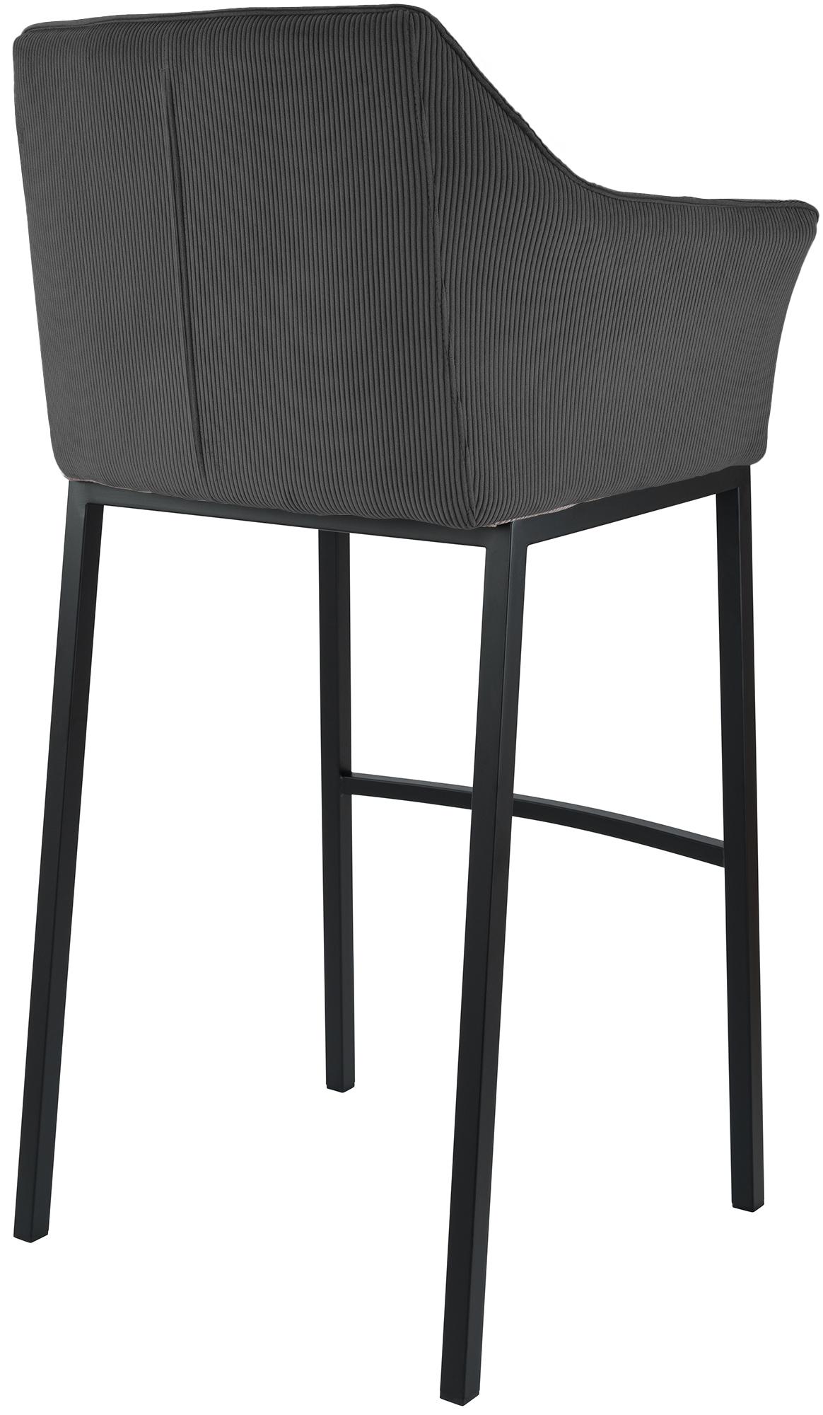 Barhocker Damaso B Cord mit 4-Fuß Gestell
