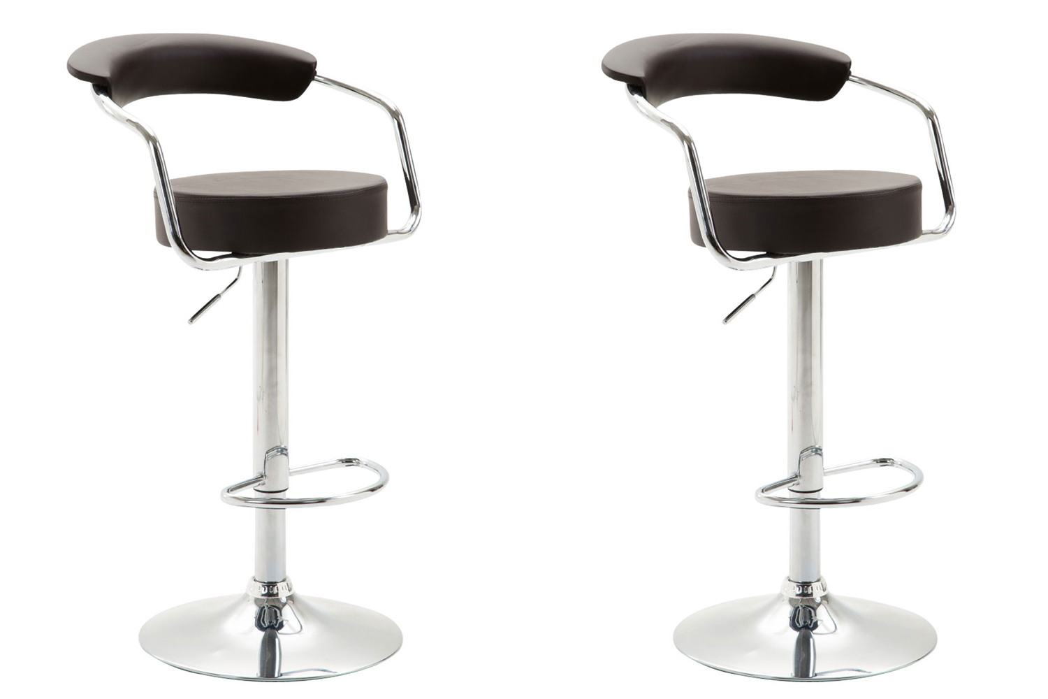 2er Set Barhocker Azzurri Kunstleder