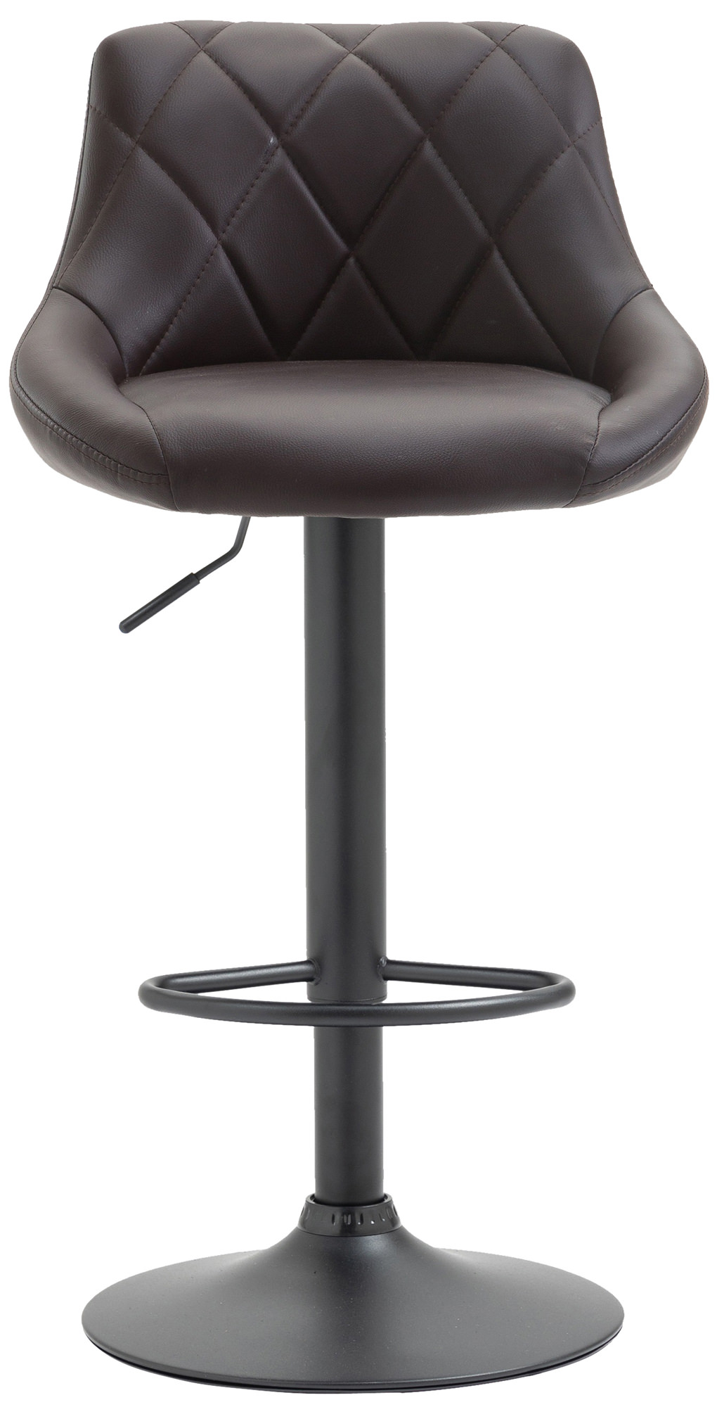 Barhocker Lazio Kunstleder schwarz