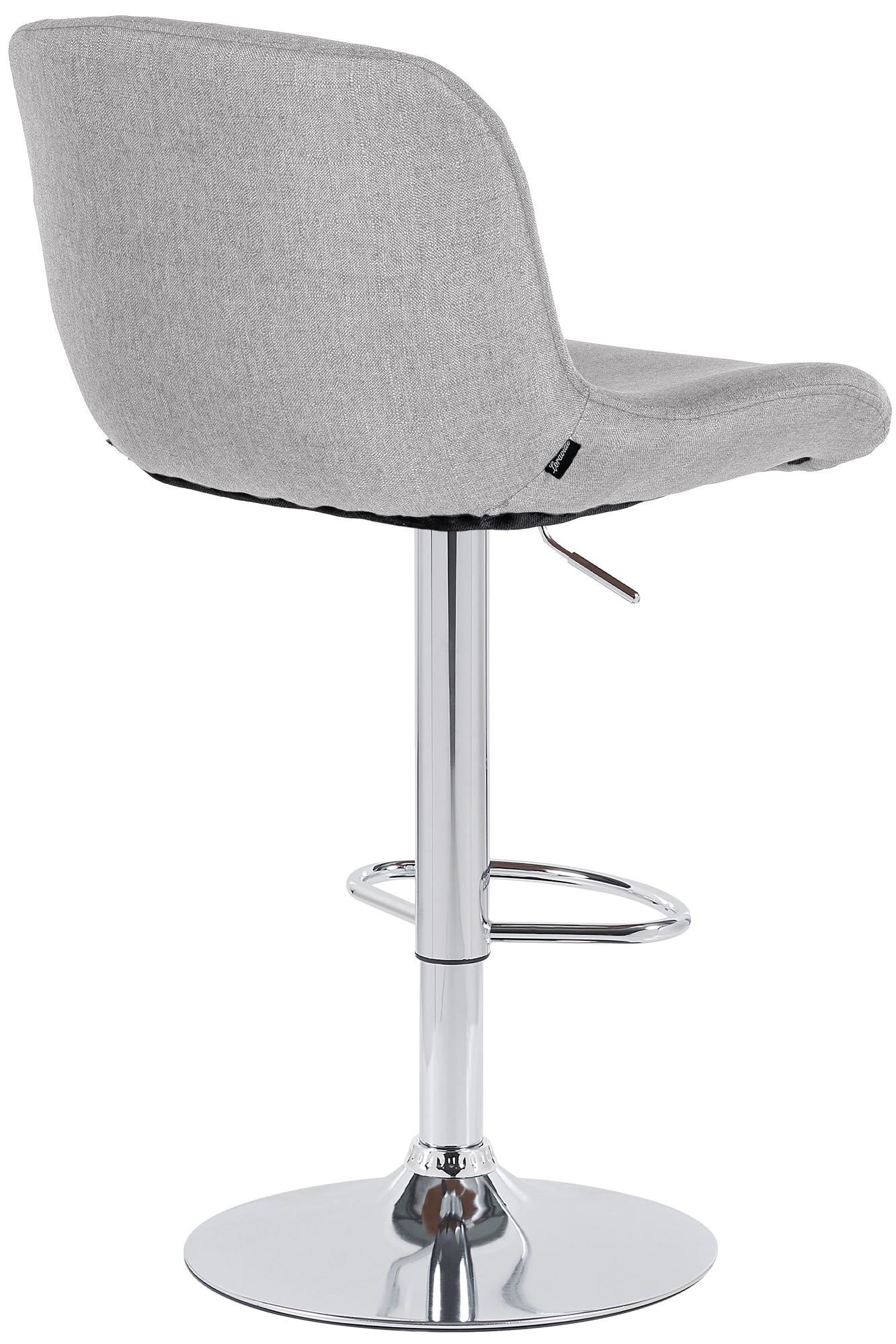 Barhocker Solon Chrom Stoff