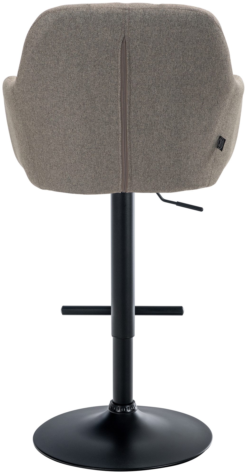 Barhocker Natoma Stoff schwarz
