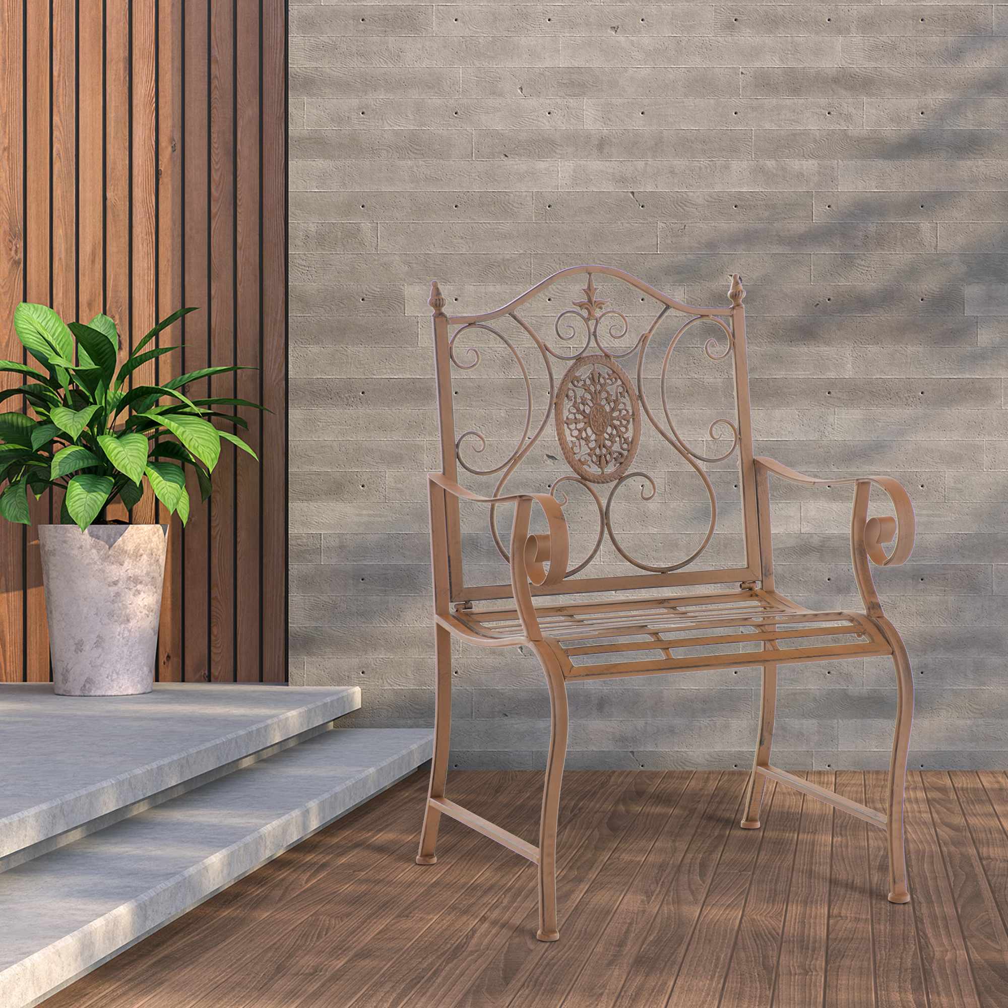 CLP Trading GmbH 2er Set Gartenstühle Punjab – Ansicht 3