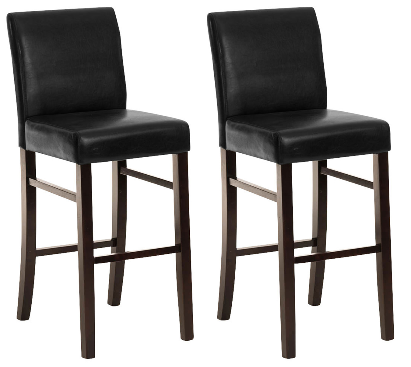 2er Set Barhocker Alvin Kunstleder cappuccino