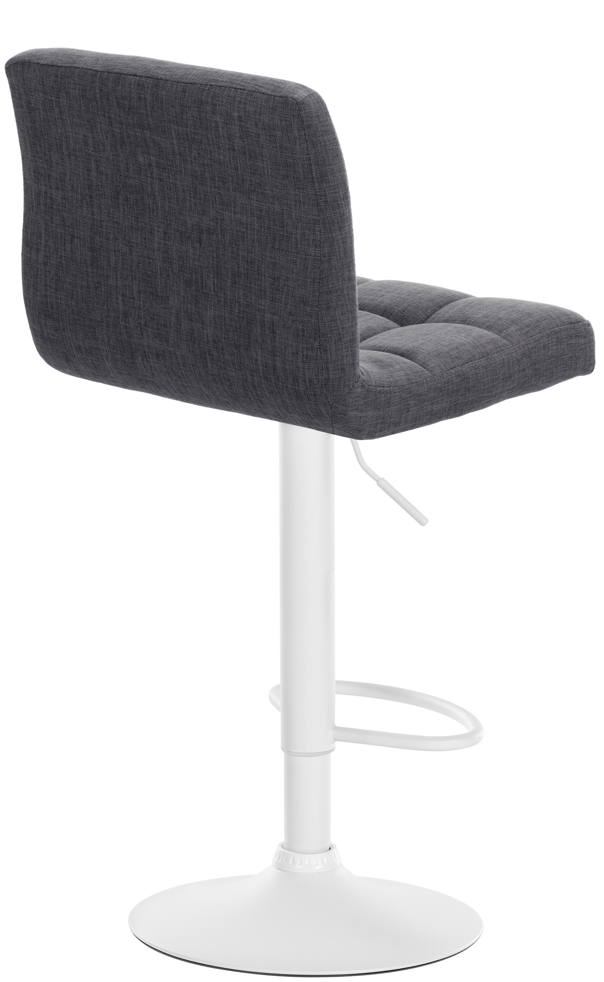 2er Set Barhocker Calma Stoff weiß