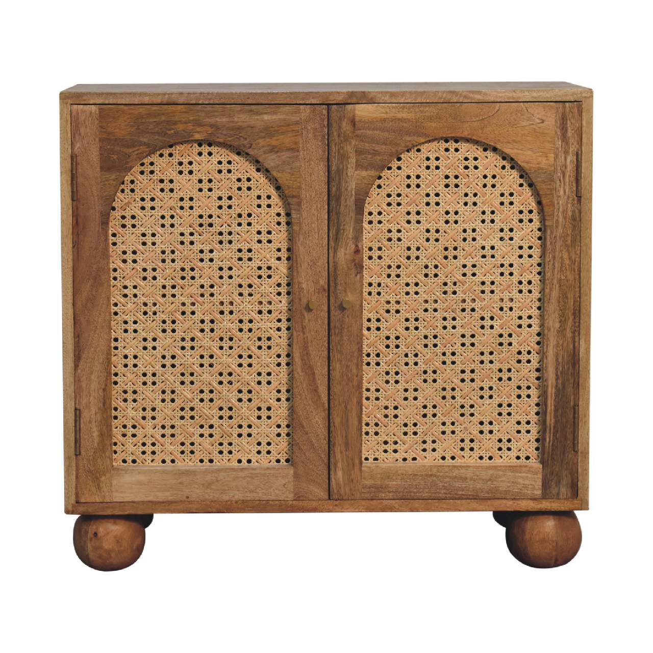 Rattan-Kugelschrank