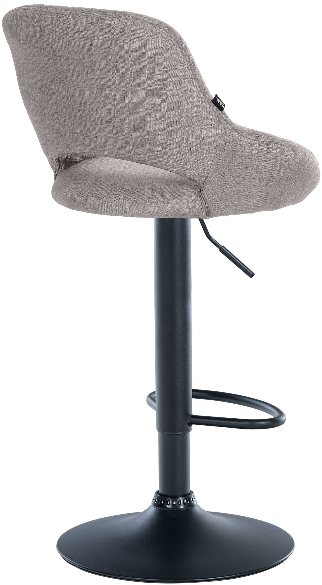 Barhocker Milet Stoff schwarz