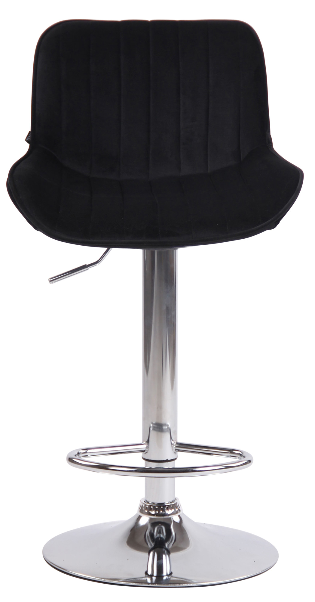 Barhocker Lentini Samt chrom