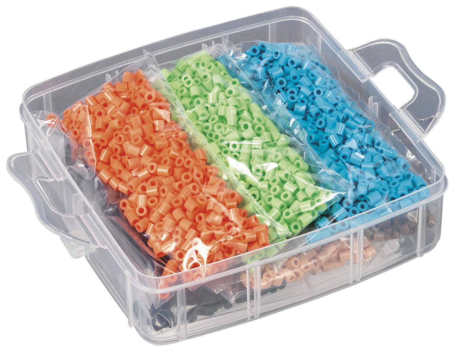 Hama Bastel- & Kreativspielzeug Hama 6701 - Kleine Aufbewahrungsbox, gefüllt