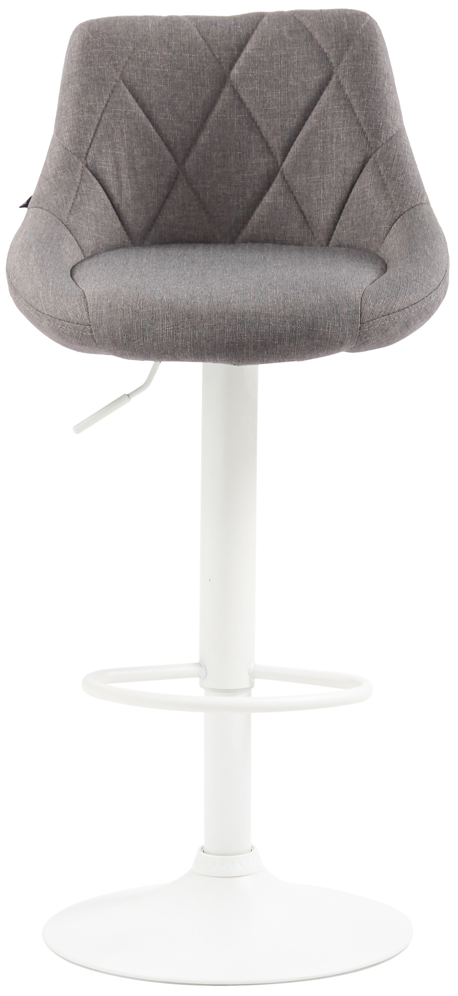 Barhocker Lazio Stoff weiß
