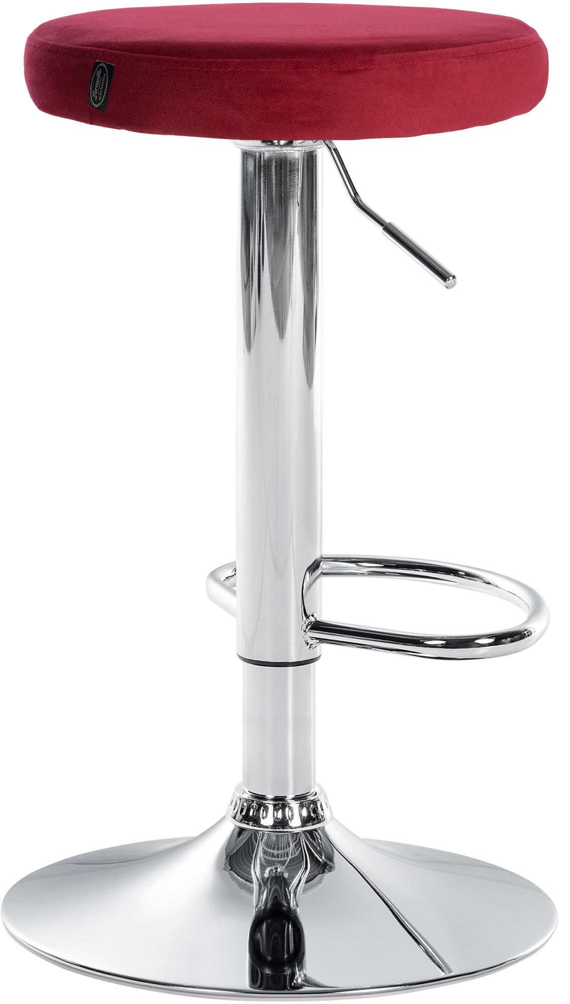 Barhocker Ponte Samt chrom
