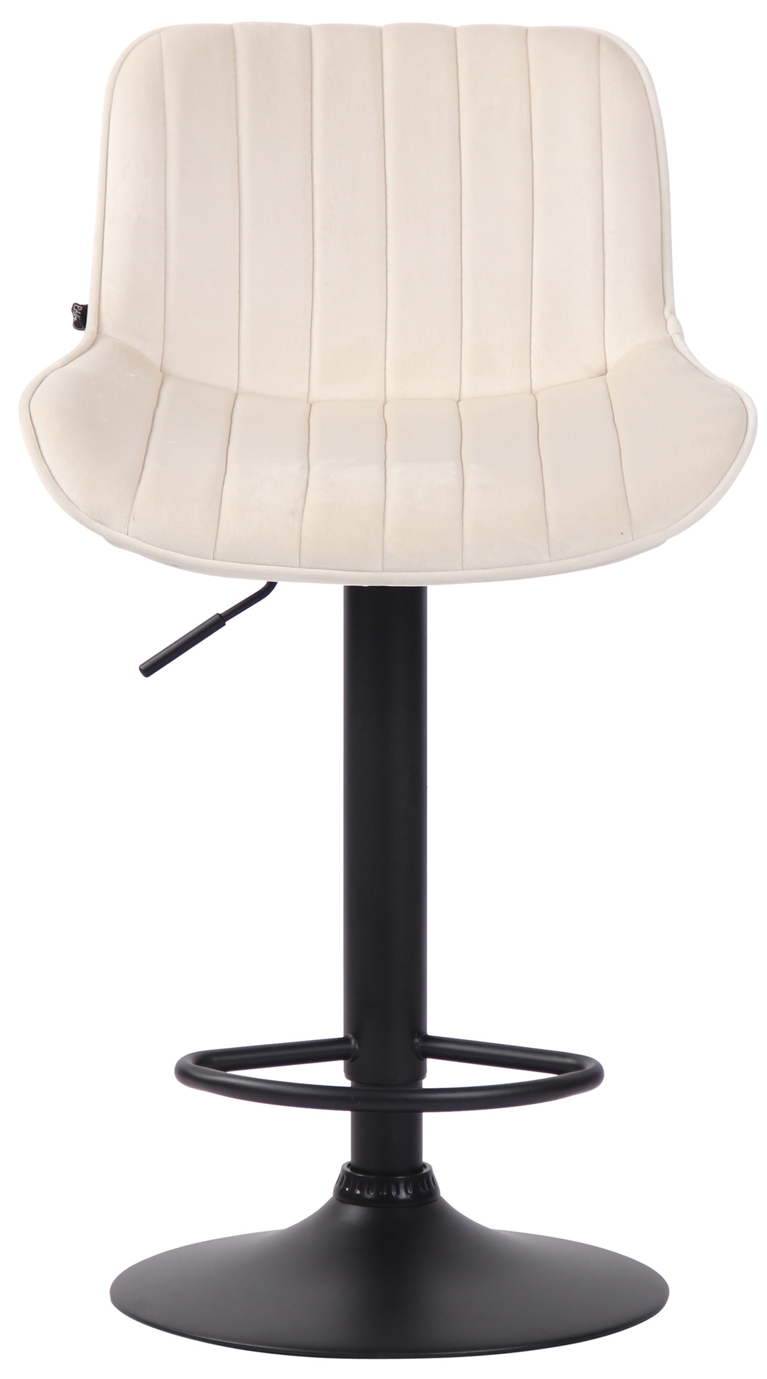 Barhocker Lentini Samt schwarz