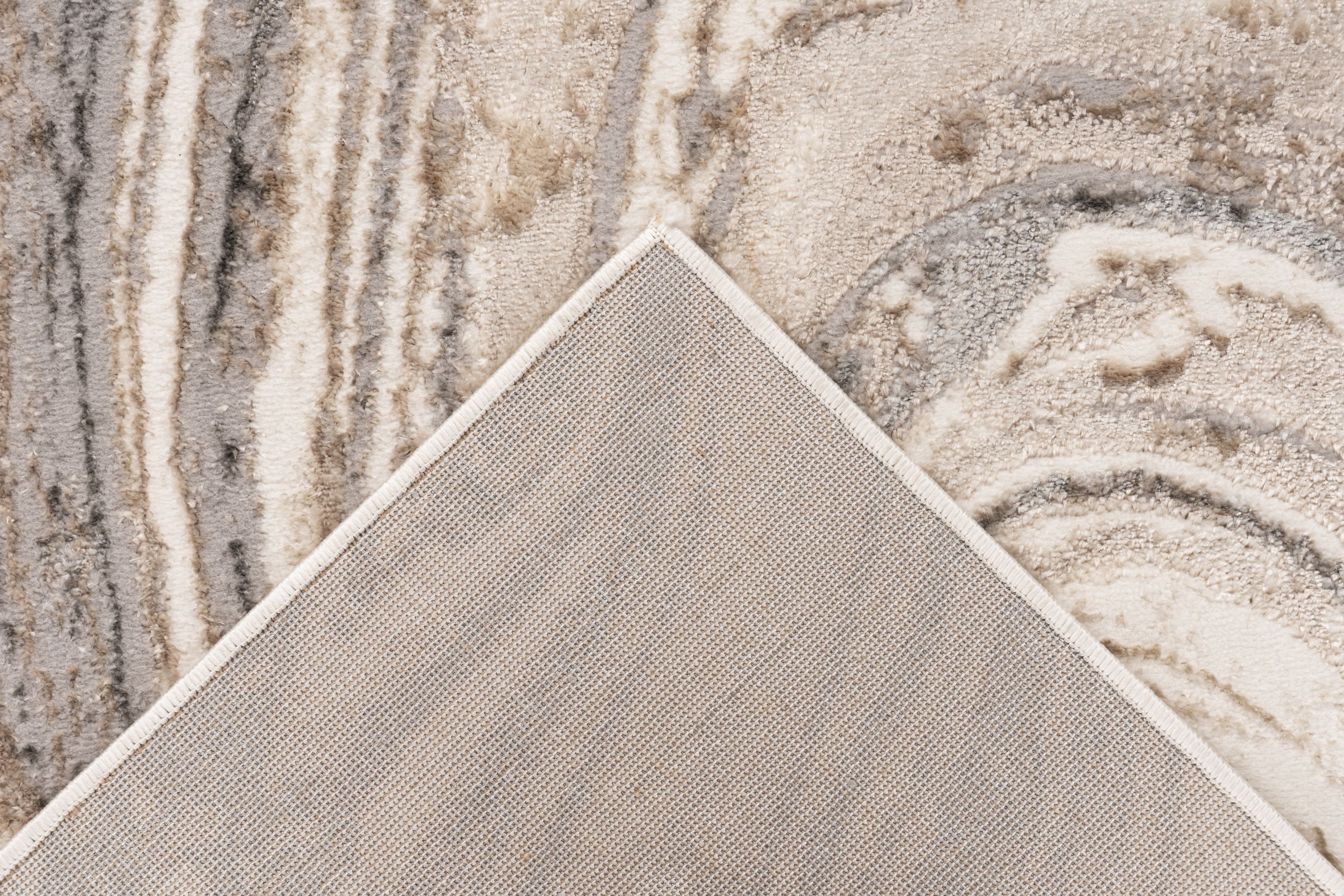 Teppich Chalk 125 Silber / Beige 160 x 230 cm