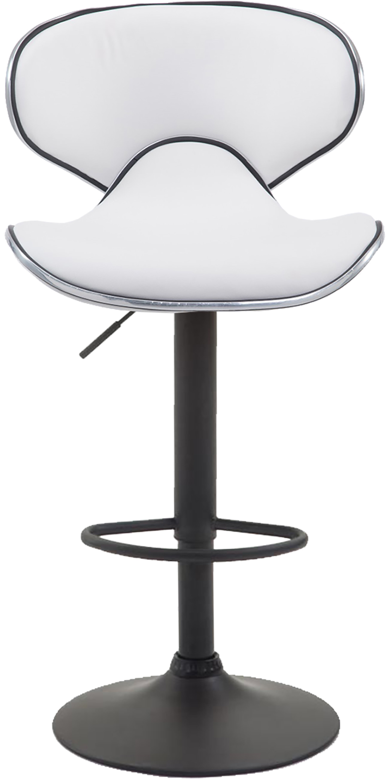 2er Set Barhocker Las Vegas V2 Kunstleder schwarz
