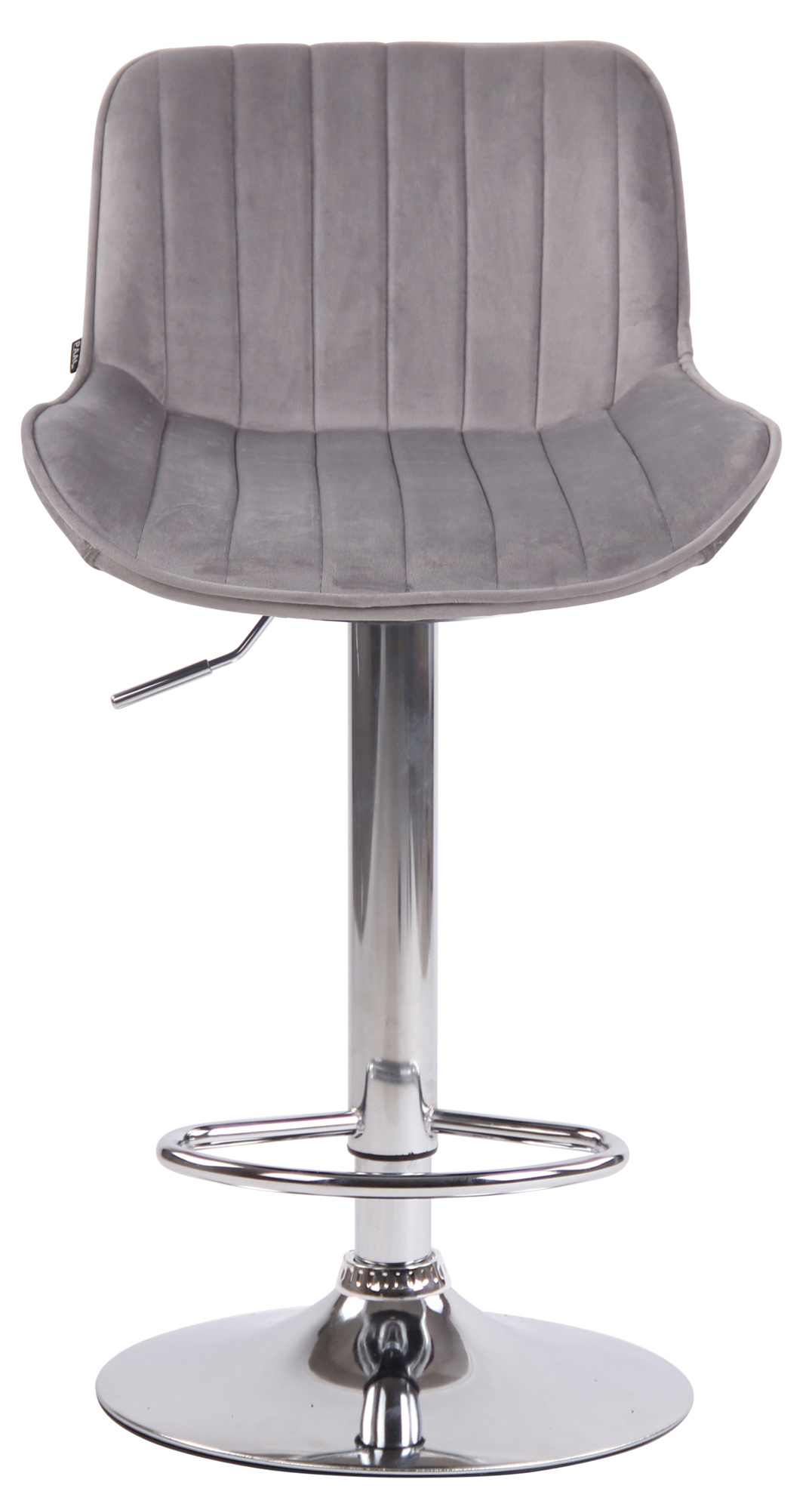 Barhocker Lentini Samt chrom