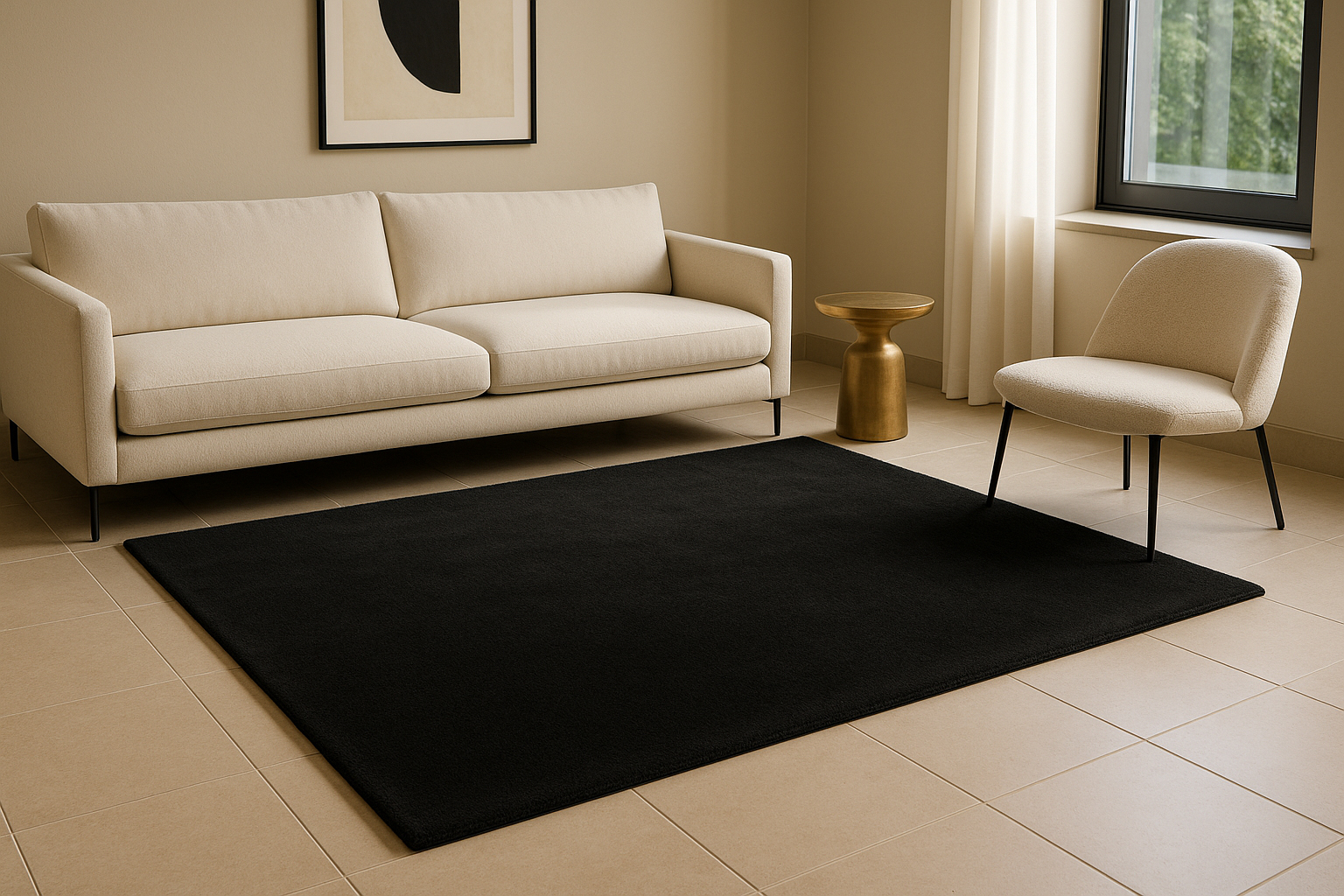 Teppich Surfacer 225 Graphit 120 x 170 cm