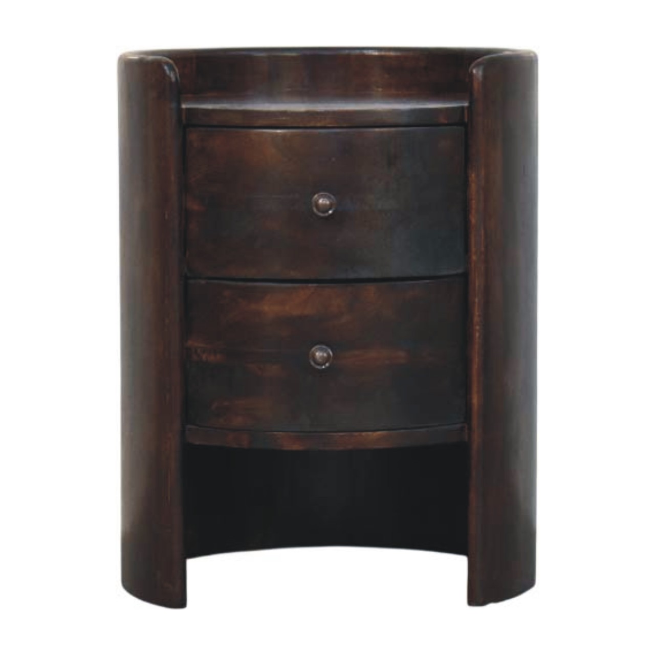 Runder Beistelltisch „Velvet Mocha“
