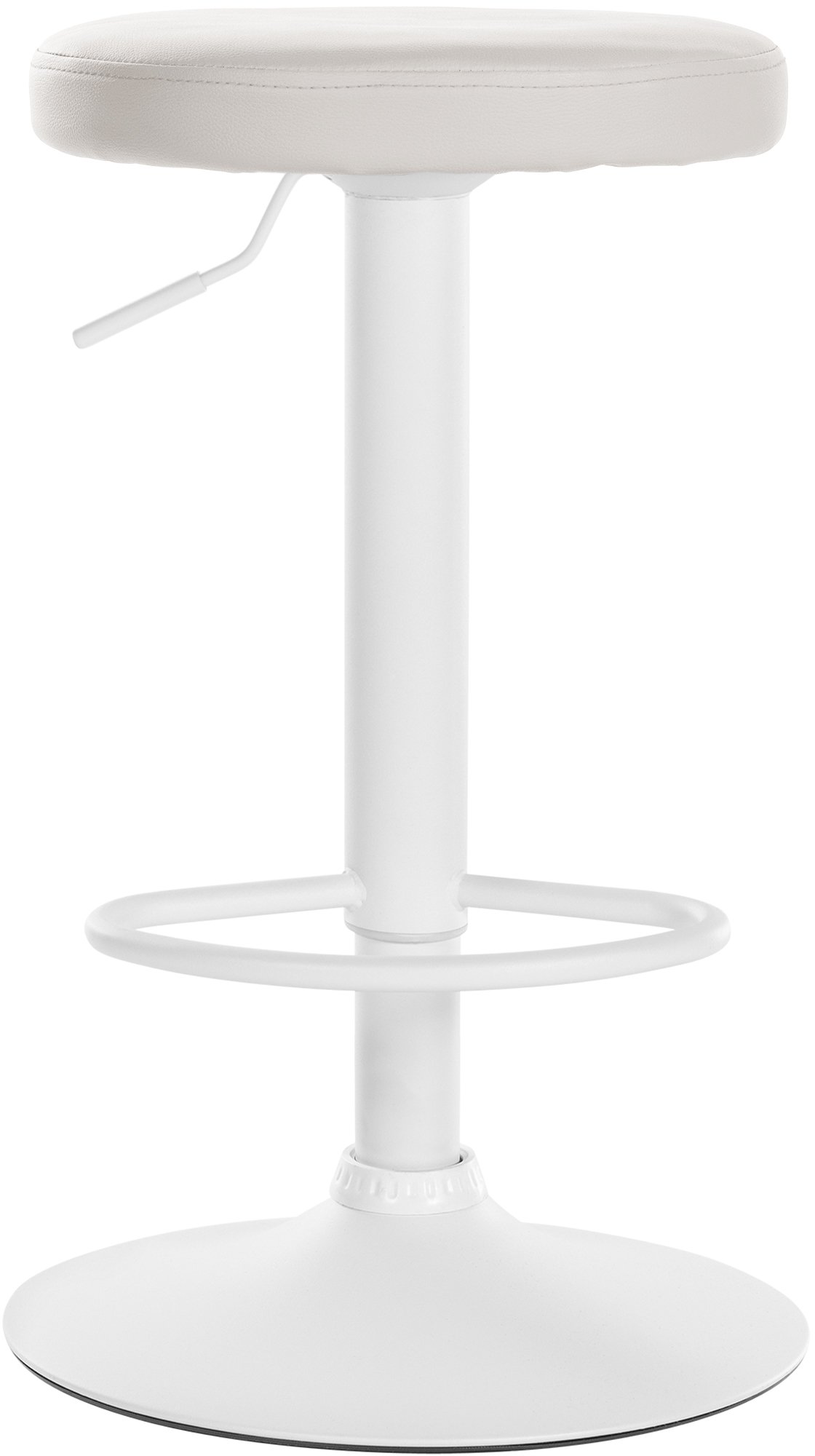 Barhocker Ponte Kunstleder weiß