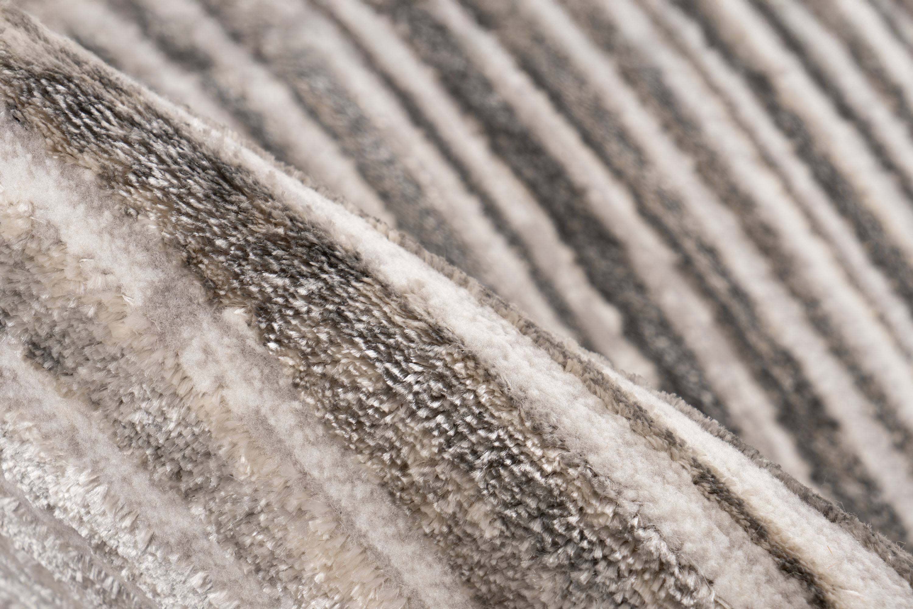 Teppich Chalk 425 Silber / Beige 200 x 290 cm