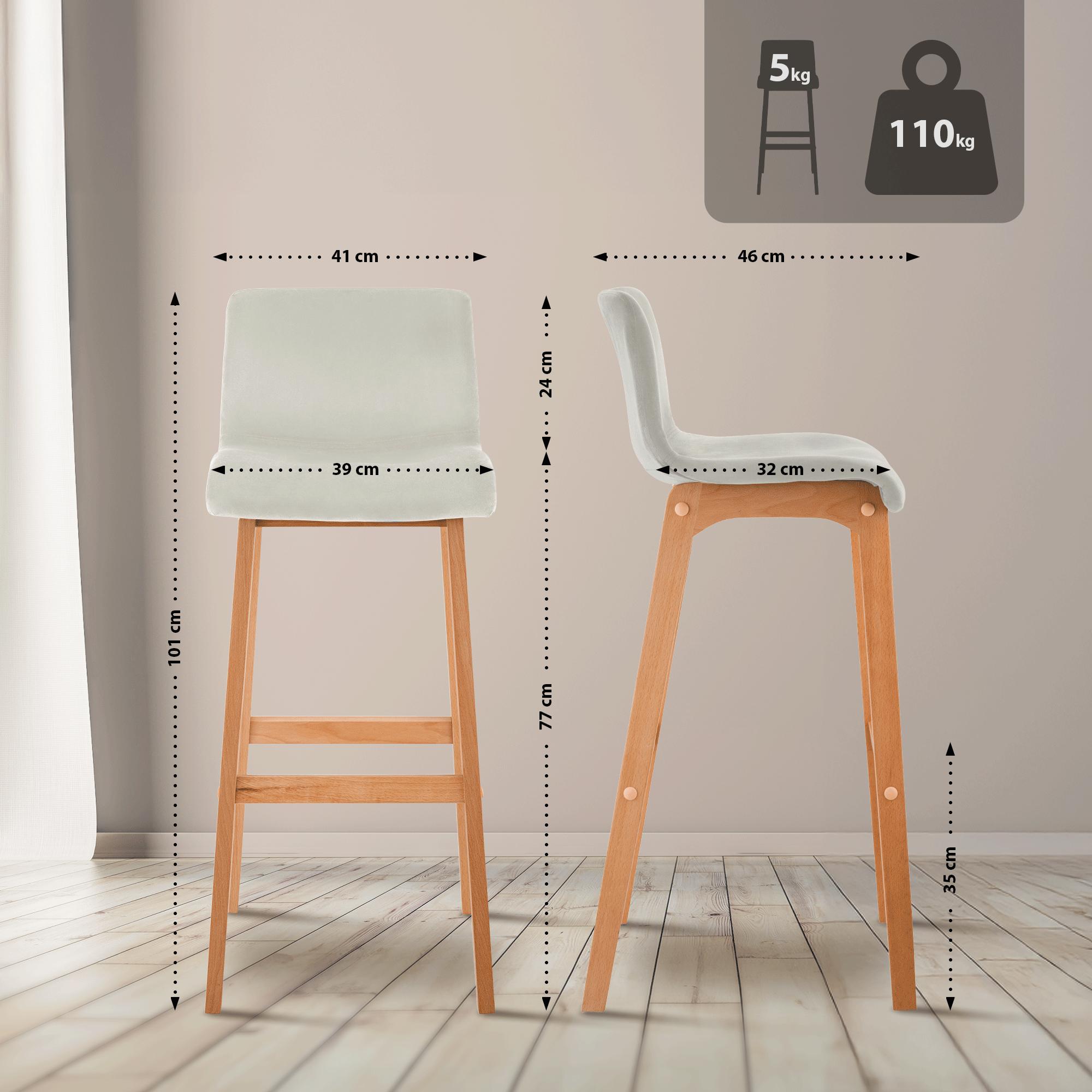 Barhocker Hoover Samt Natura