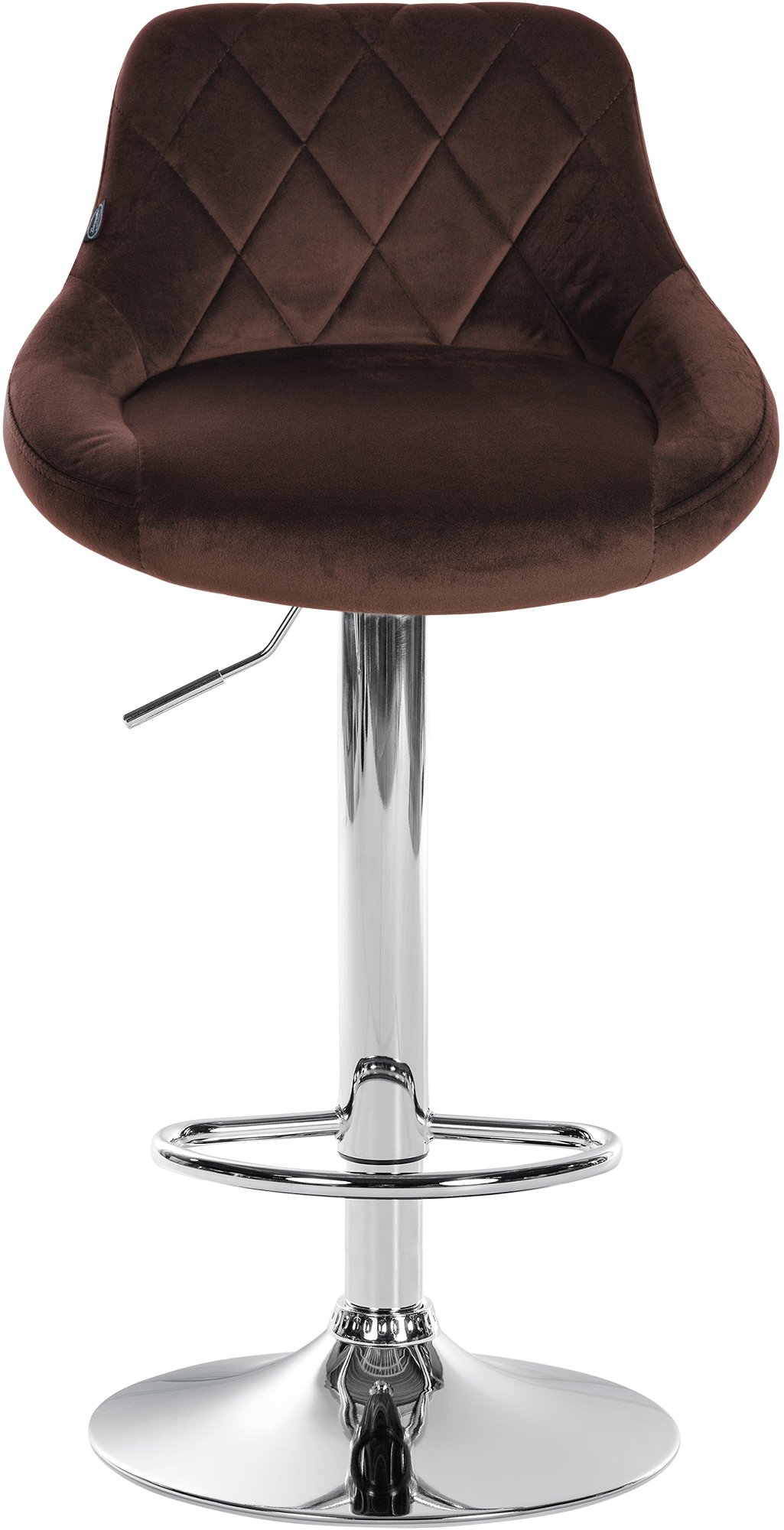 Barhocker Lazio Samt chrom