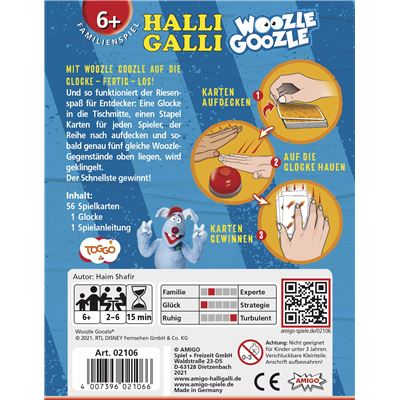 AMIGO Kartenspiele Amigo 02106 - Halli Galli Woozle Goozle