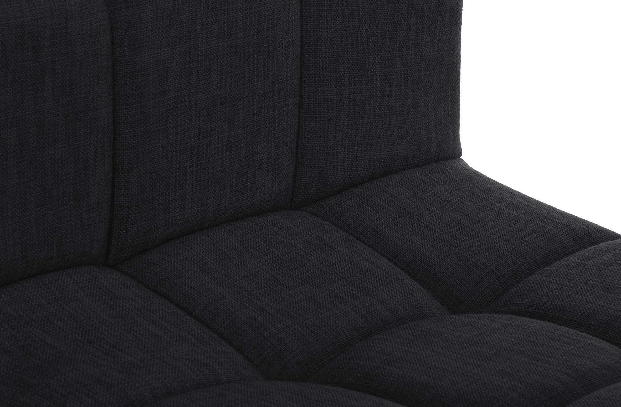 2er Set Barhocker Calma Stoff schwarz