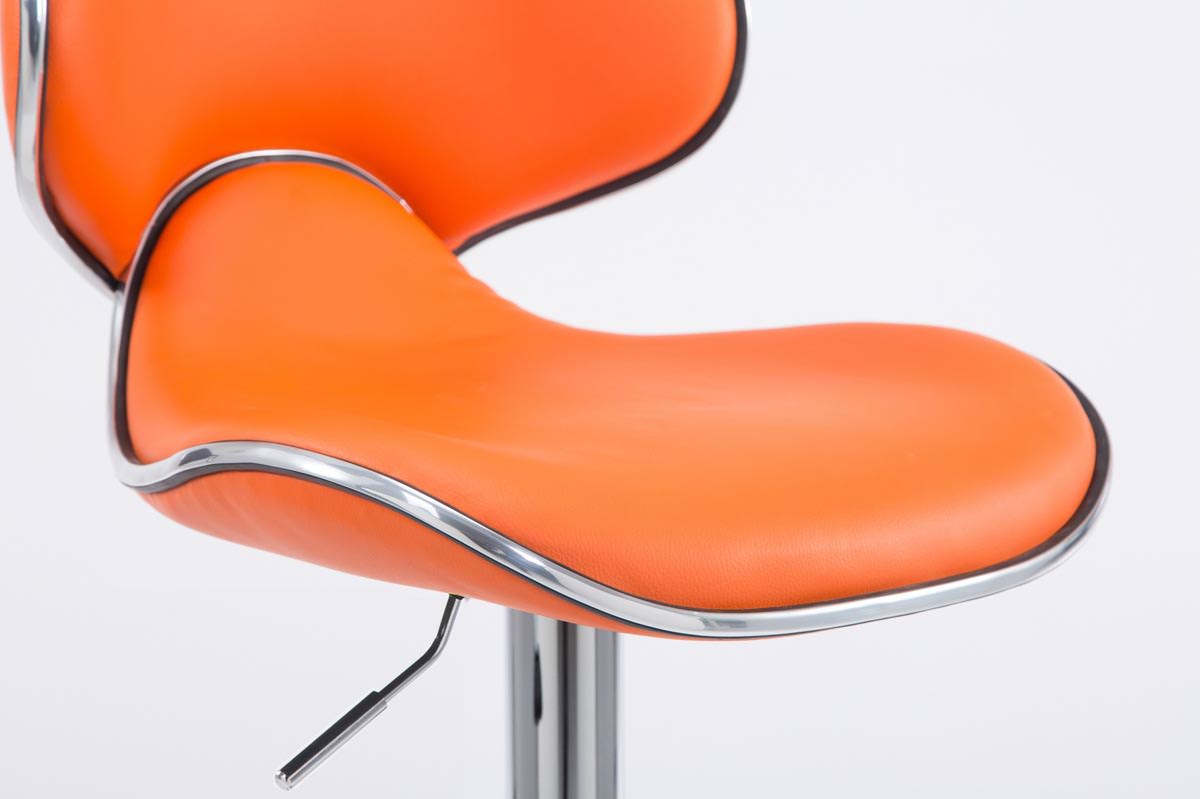 2er Set Barhocker Las Vegas V2 Kunstleder chrom