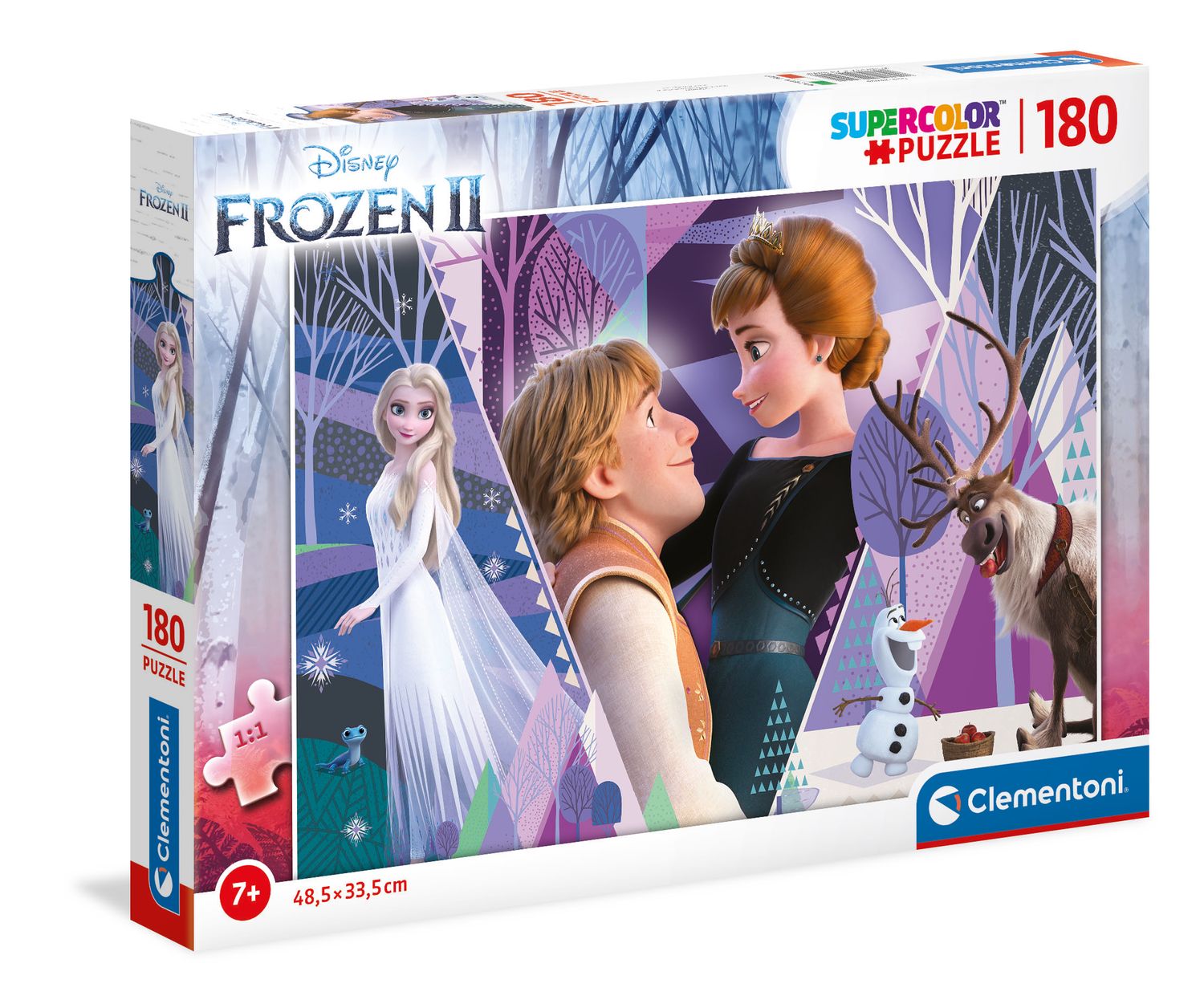 Clementoni Puzzles Clementoni 29309 - 180 Teile Puzzle - Frozen 2/ Die Eiskönigin 2