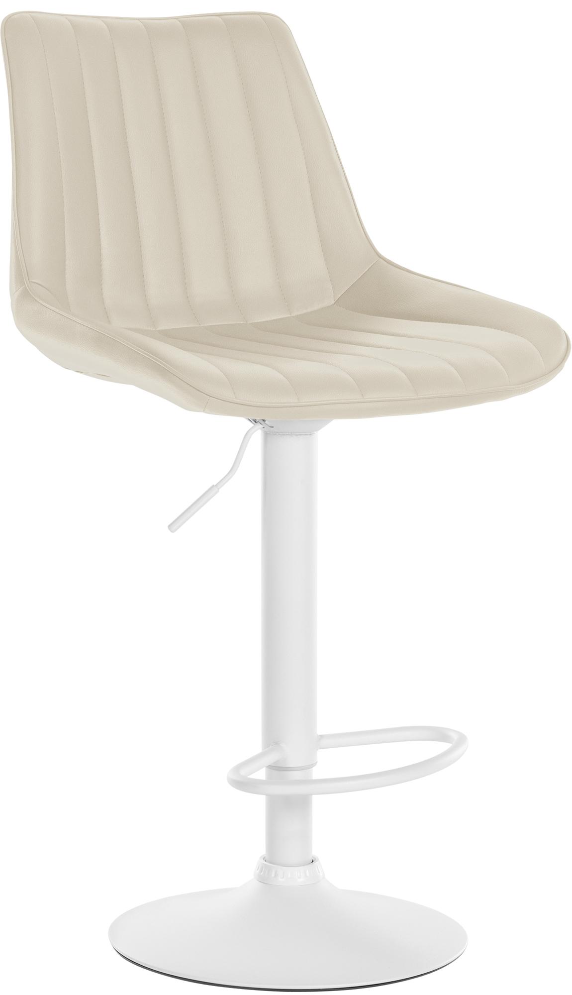 Barhocker Toni Kunstleder weiß