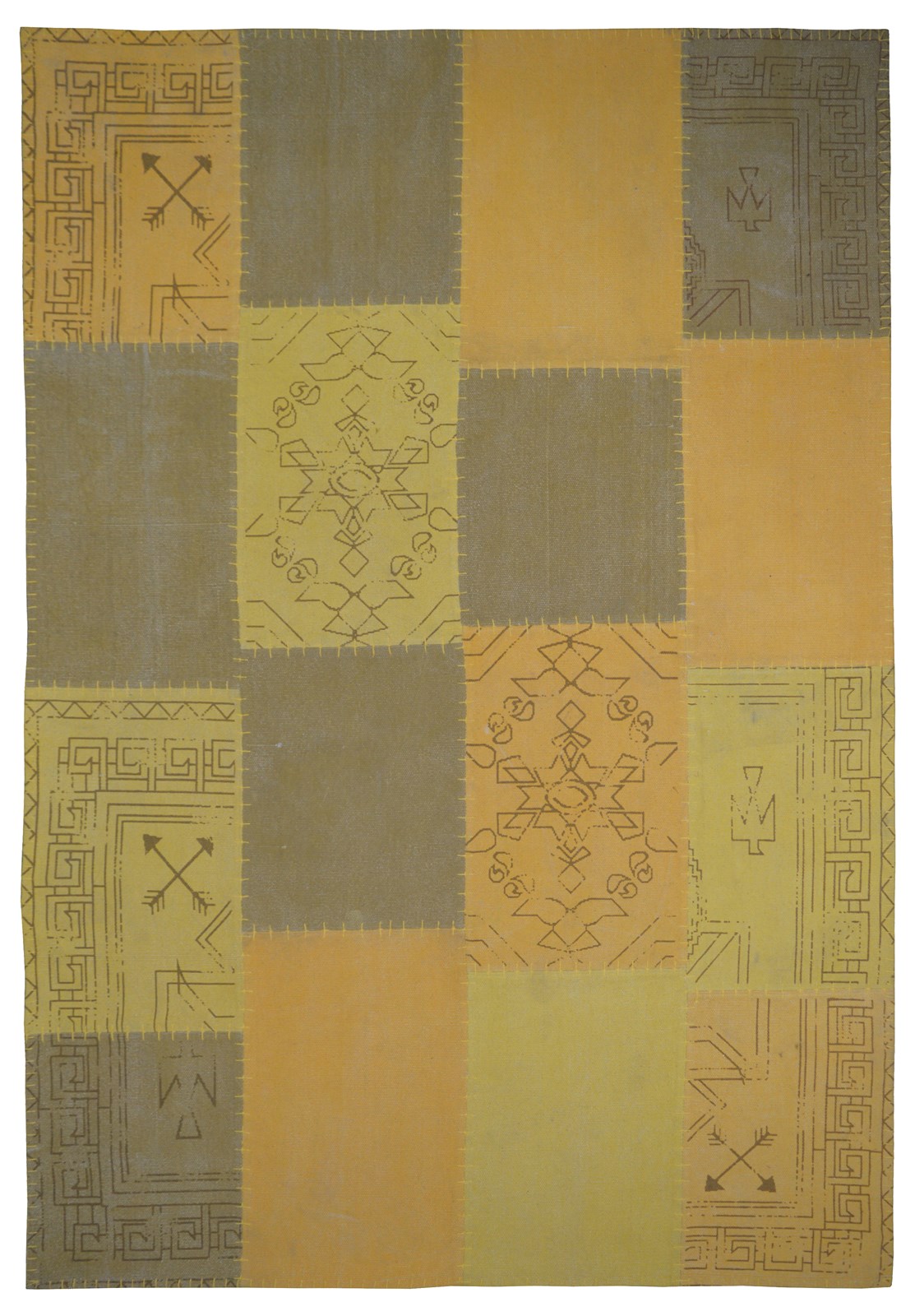 Teppich Lyrical 210 Multi / Gelb 160cm x 230cm