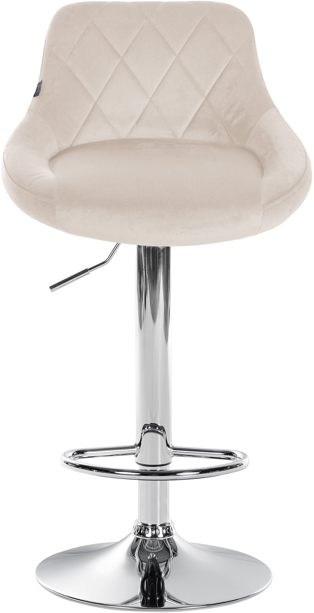 Barhocker Lazio Samt chrom
