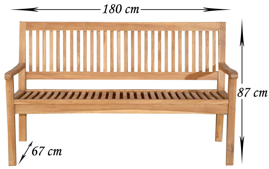 Teakbank Havana V2 180 cm