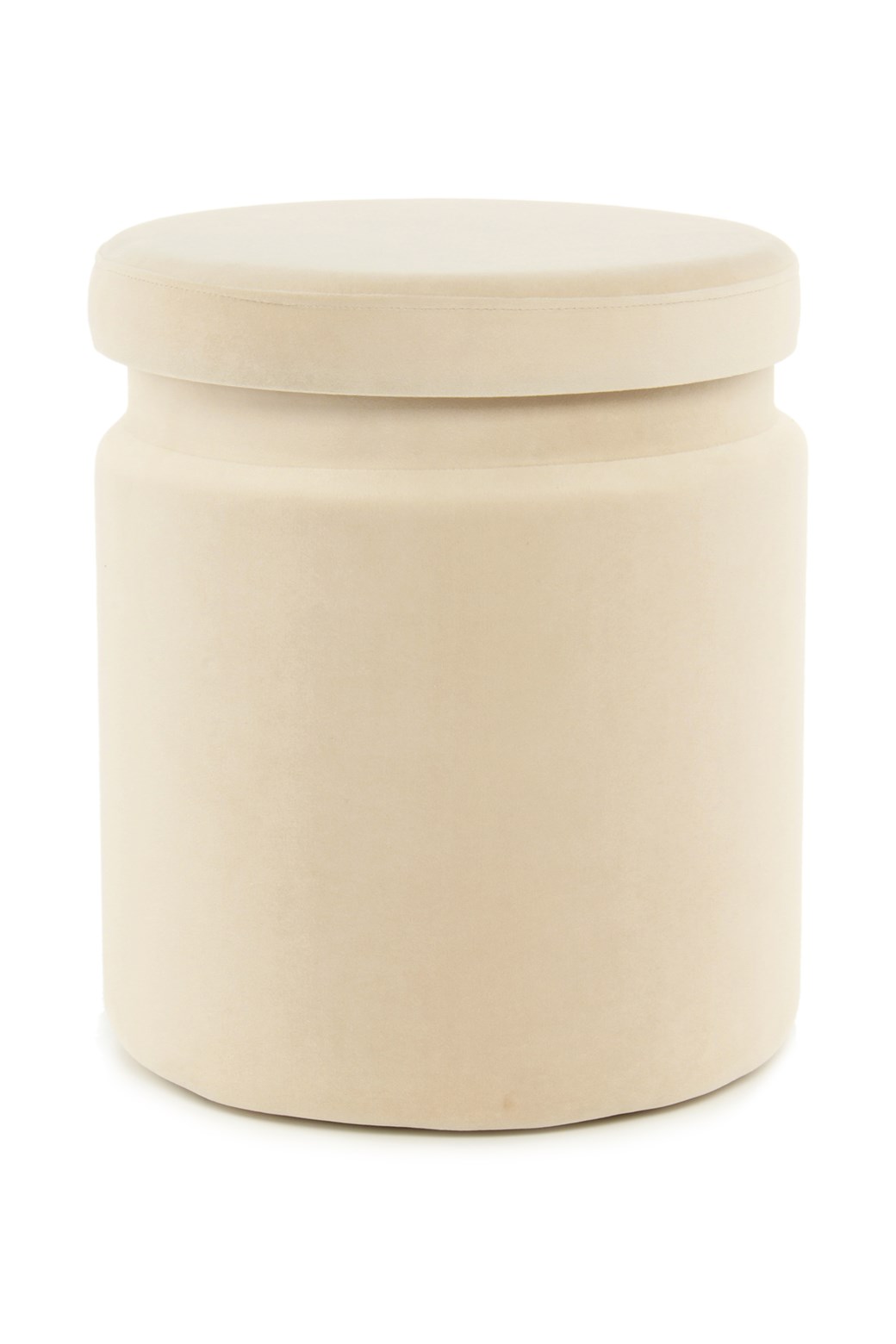 Hocker Hocker Zora 225 2er-Set Elfenbein / Taupe