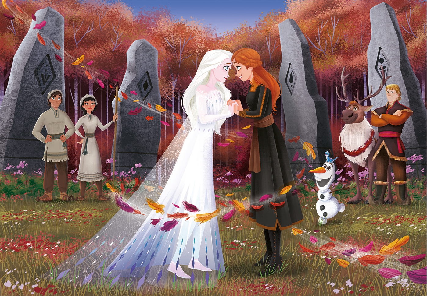 Clementoni Puzzles Clementoni 25719 - 104 Teile Puzzle - Frozen 2/ Die Eiskönigin 2