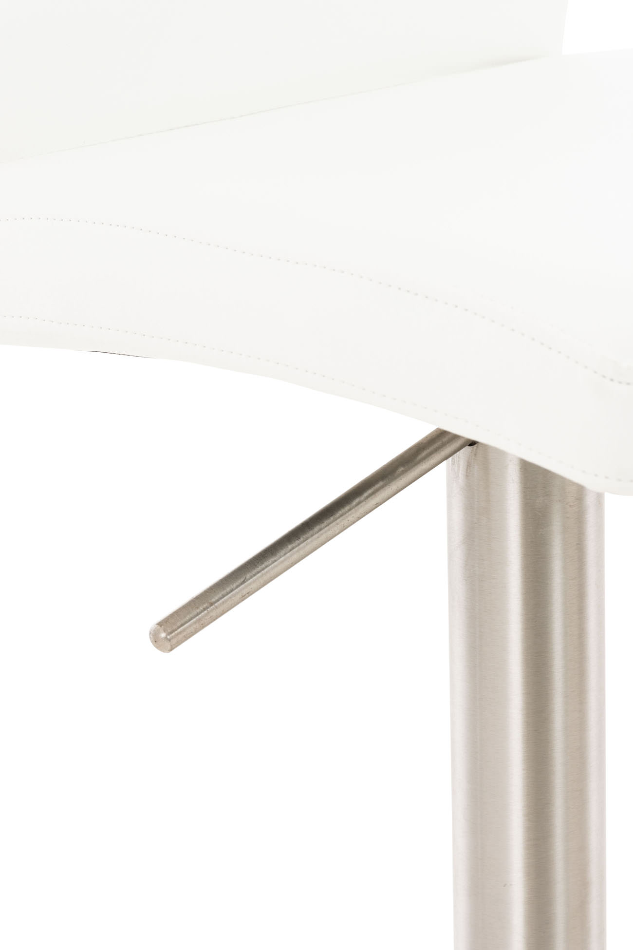 2er Set Barhocker Cadiz Kunstleder edelstahl