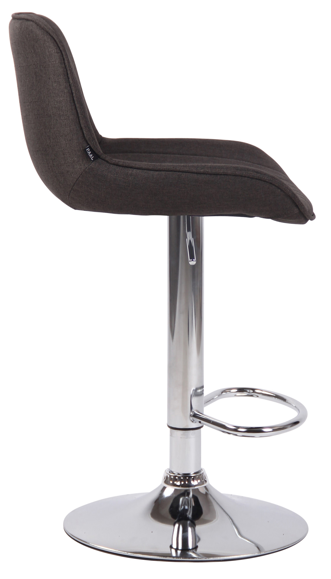 Barhocker Lentini Stoff chrom