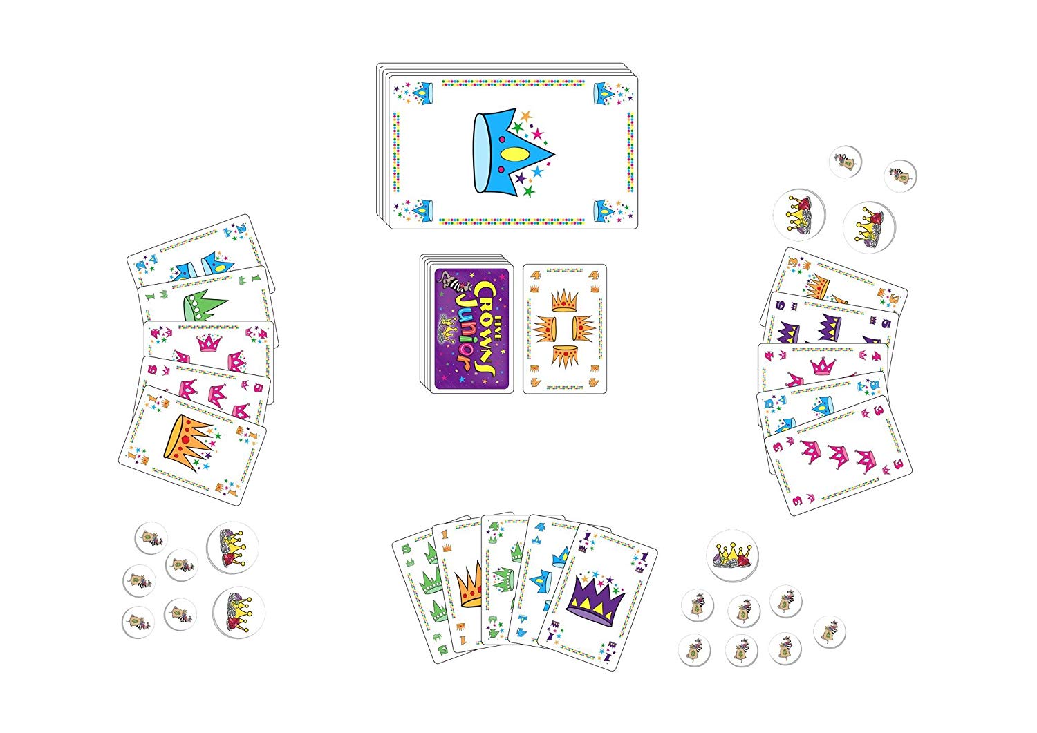 AMIGO Kartenspiele Amigo 05770 - Five Crowns Junior, Kartenspiel