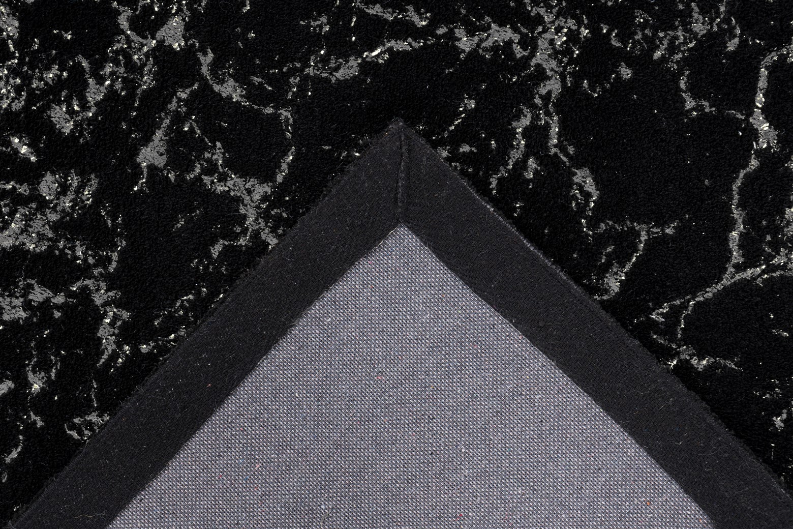 Teppich Bijou 225 Schwarz / Silber 200cm x 290cm
