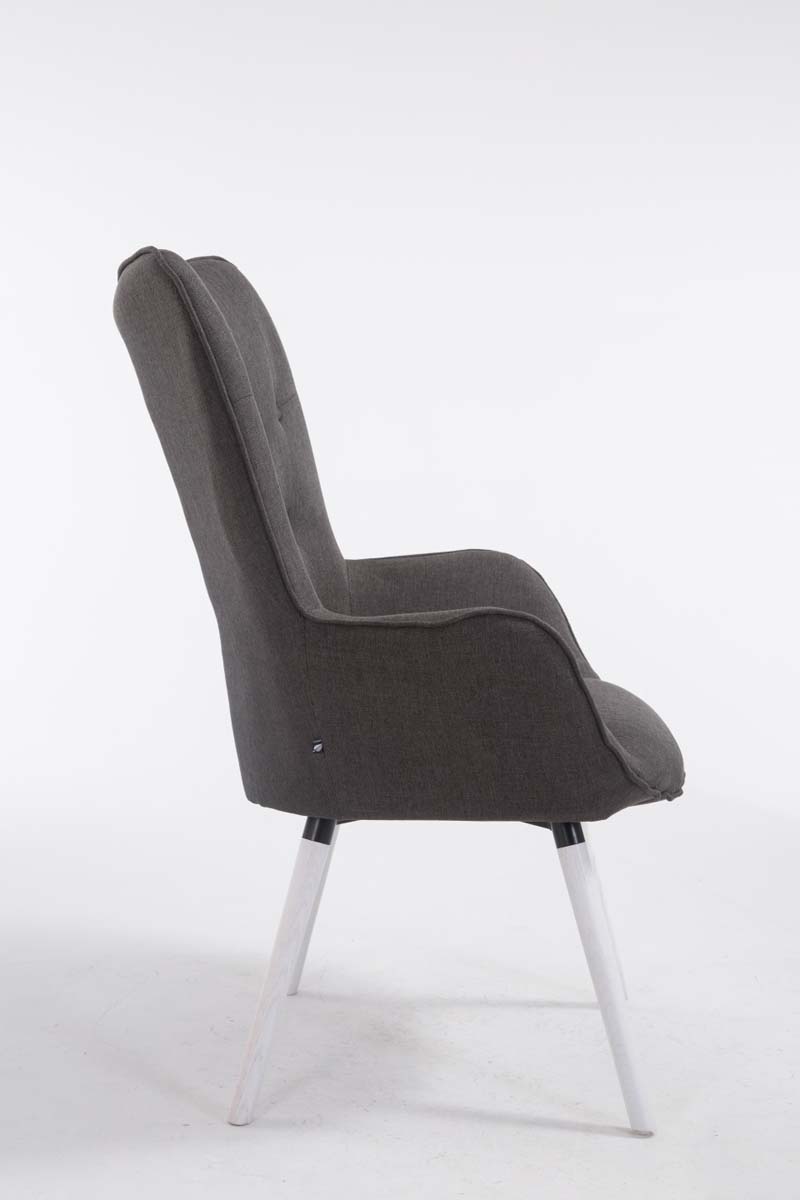 Lounger Aalborg Weiß Stoff