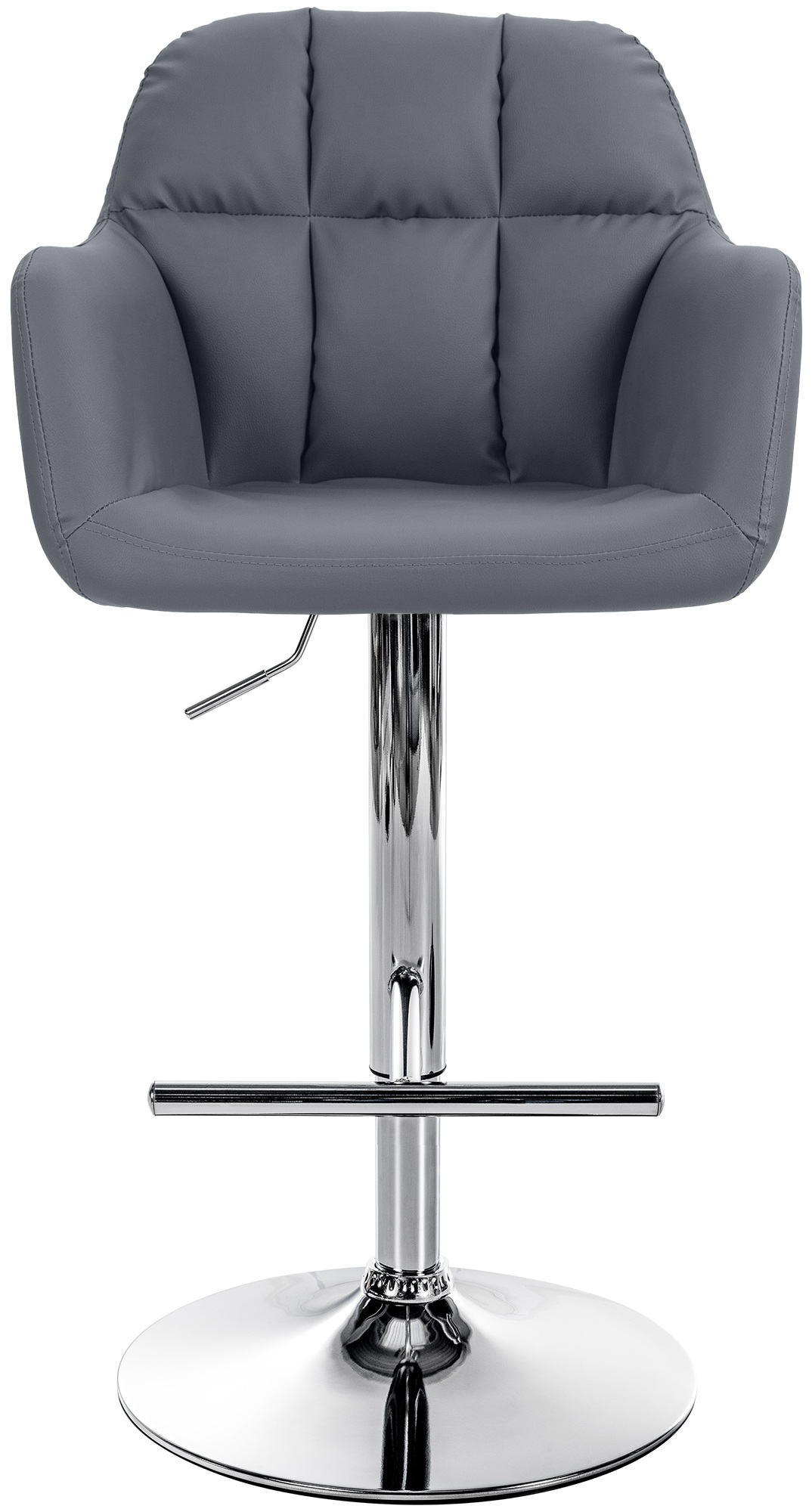 Barhocker Natoma Kunstleder chrom