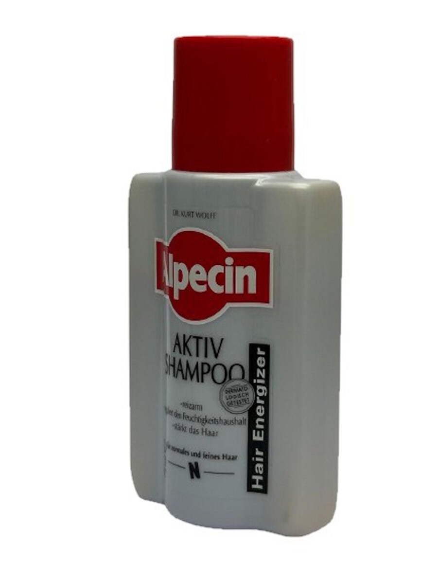 Alpecin 5 x Aktiv Shampoo reizarm – Hair Energizer, reguliert Feuchtigkeitshaushalt, stärkt feines & normales Haar, dermatologisch getestet