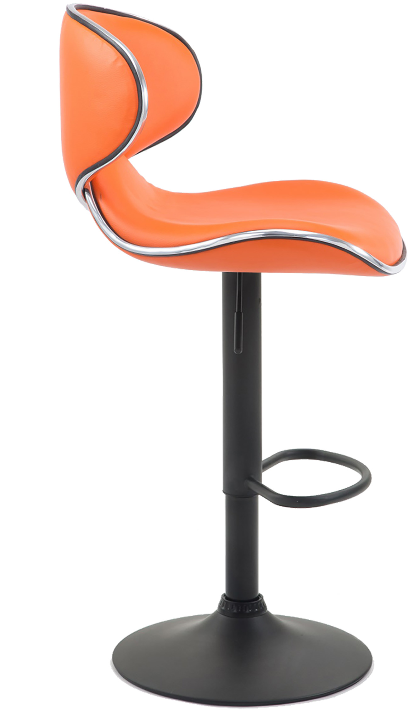 2er Set Barhocker Las Vegas V2 Kunstleder schwarz