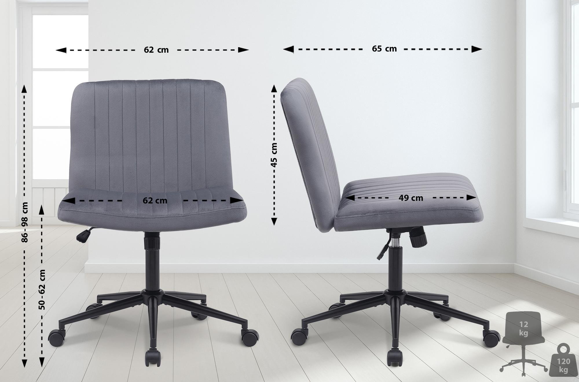 Bürostuhl Kingman Samt