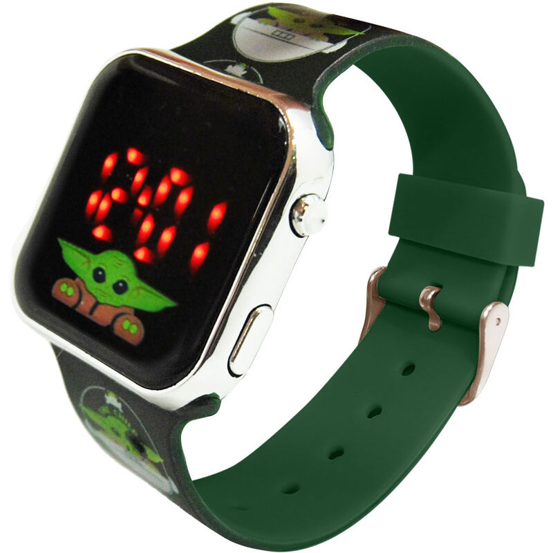 Accutime Uhren & Wecker Star Wars The Mandalorian - LED digitale Armbanduhr