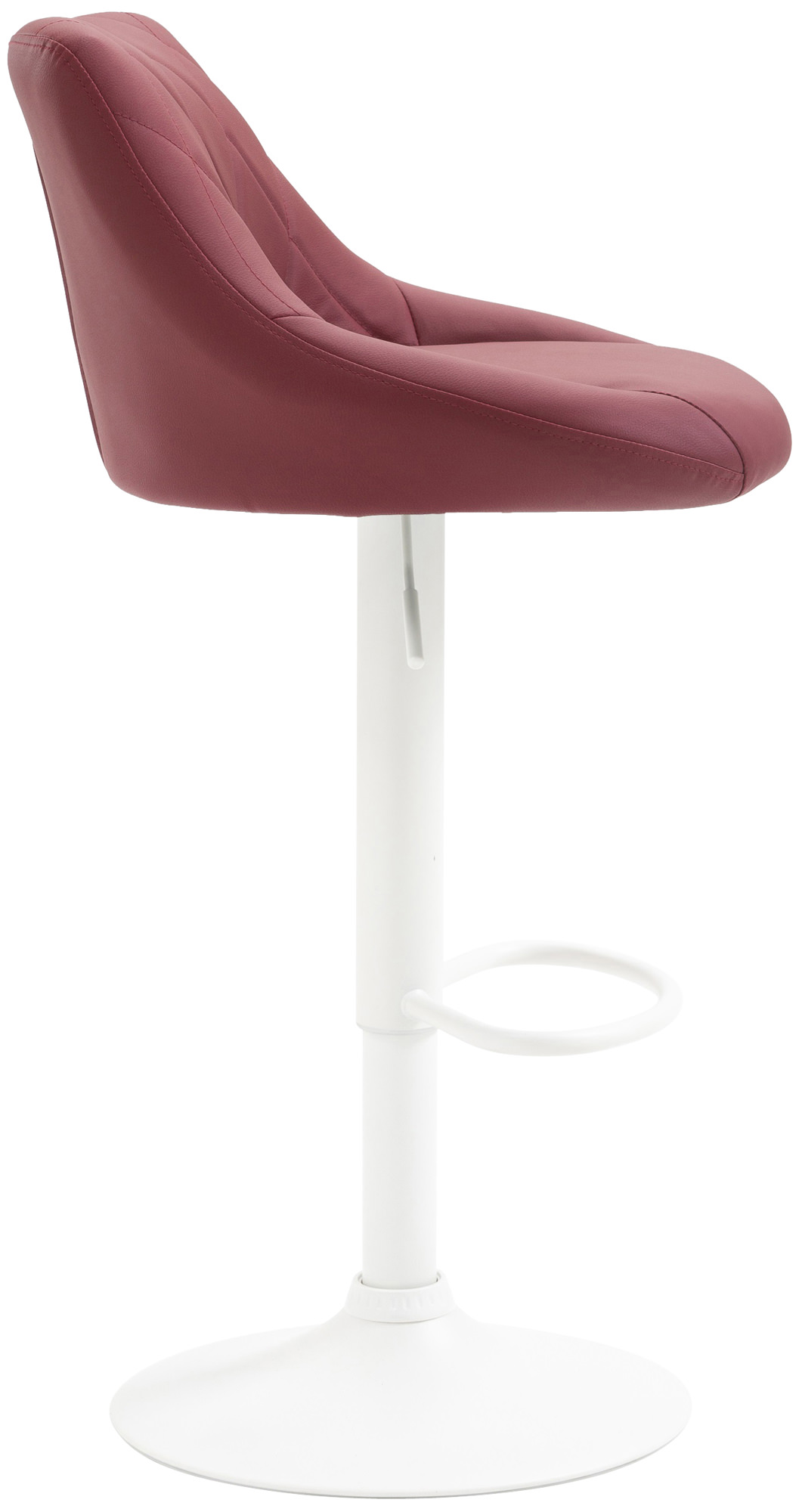 Barhocker Lazio Kunstleder weiß