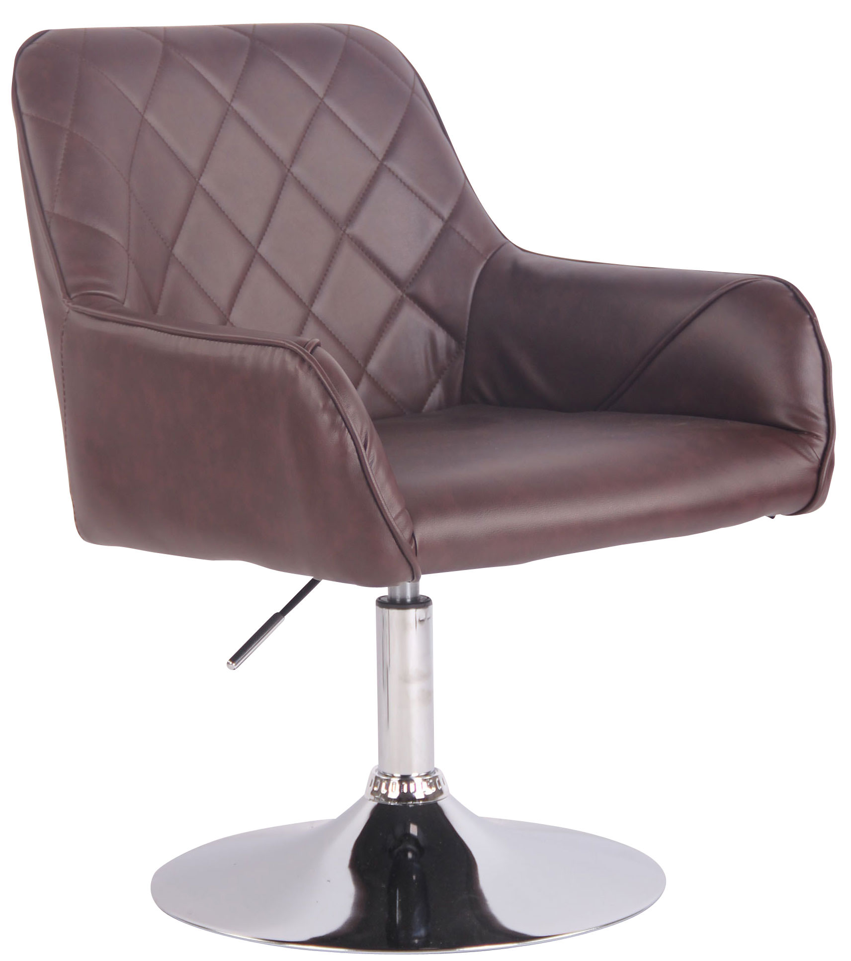 Lounger Wellington Kunstleder chrom