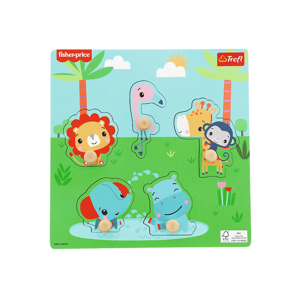 Trefl Puzzles Fisher Price - Mini Holzrahmen Puzzle