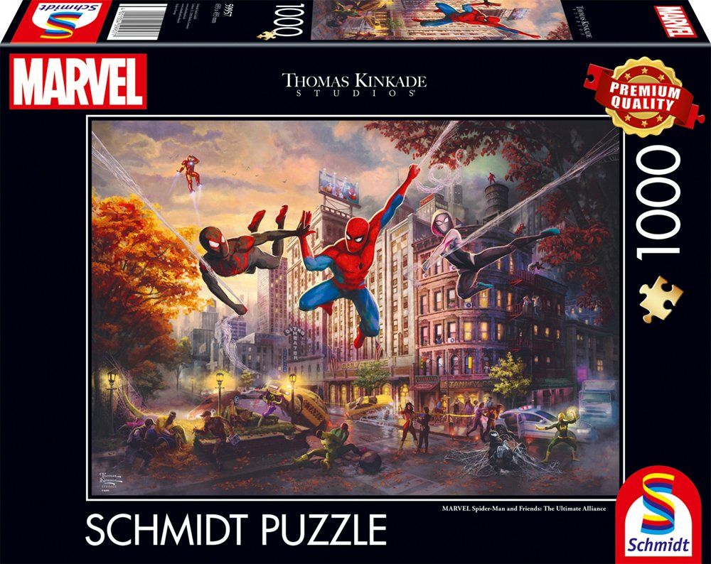 Schmidt Spiele GmbH Puzzles Spider-Man and Friends - The Ultimate Alliance - 1000 Teile Puzzle