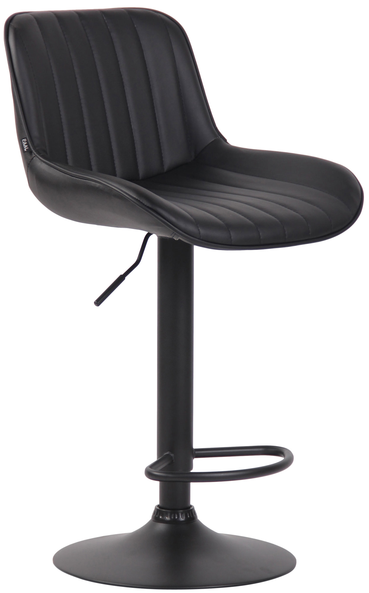 2er Set Barhocker Lentini Kunstleder schwarz